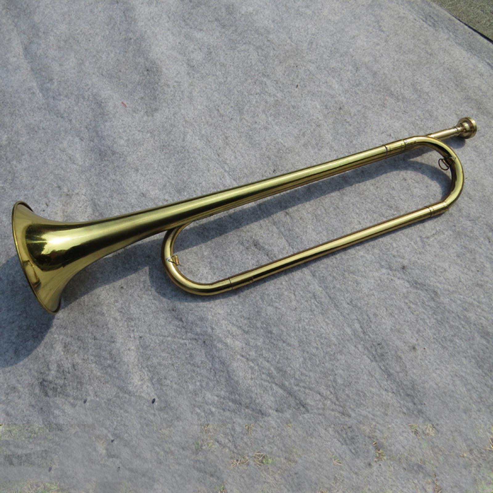 Mosiężna trąbka w tonacji C, w – Musical Instrument Bugle recenzja i cena